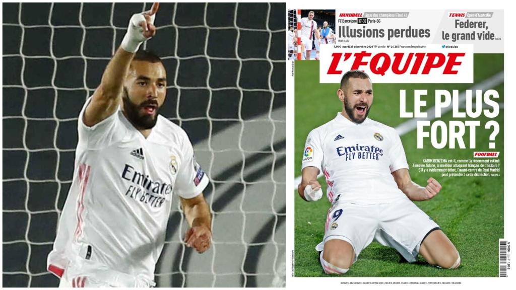 Benzema, en L'Équipe