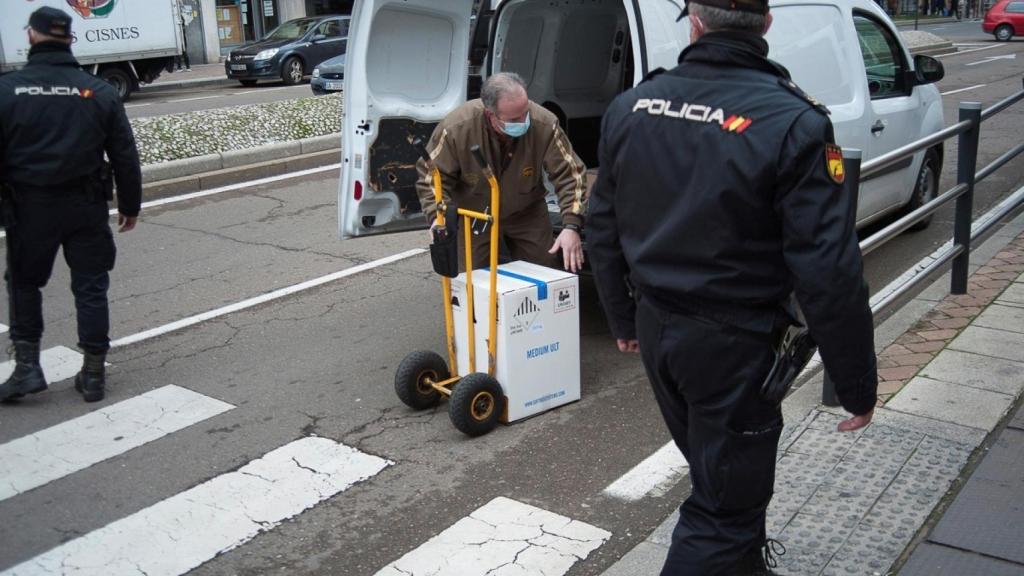 Las vacunas contra la Covid de Pfizer-BioNTech llegan a Salamanca.