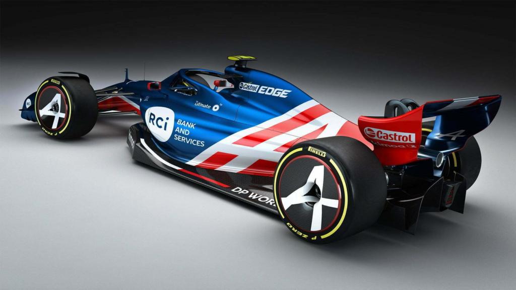 El primer diseño del Alpine F1 Renault de Fernando Alonso para 2021