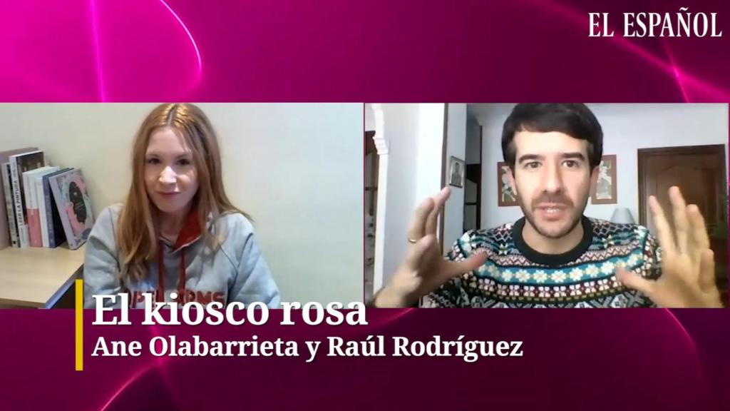 Ane Olabarrieta y Raúl Rodríguez en el kiosco rosa, en vídeo.