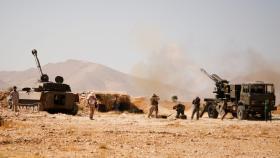 Tanques militares en Qalamoun.