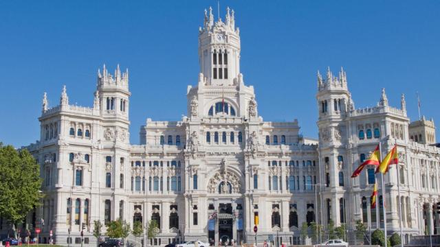 Fachada del Ayuntamiento de Madrid.