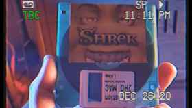 Disquete con la película Shrek