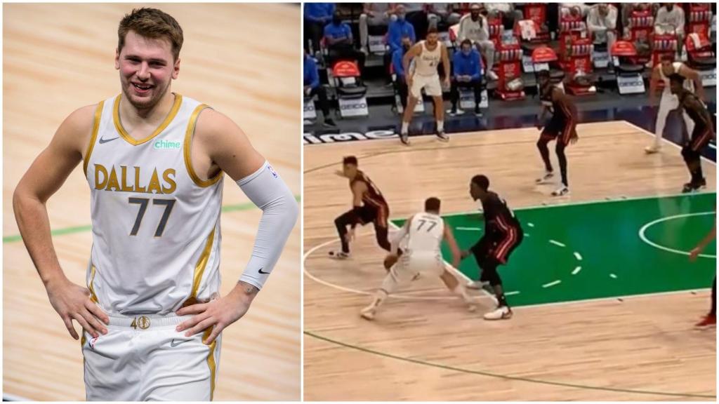 Doncic, contra los Miami Heat