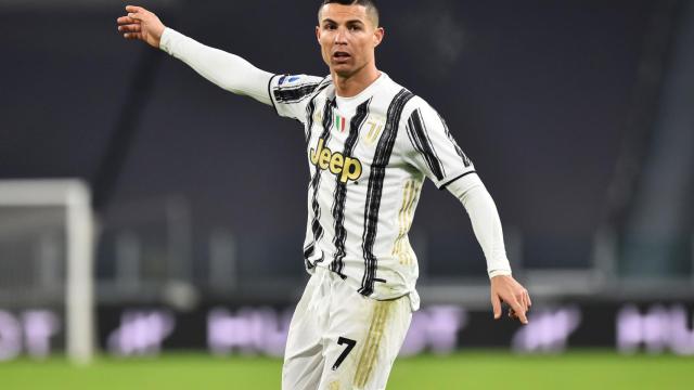 Cristiano Ronaldo durante un partido de la Juventus