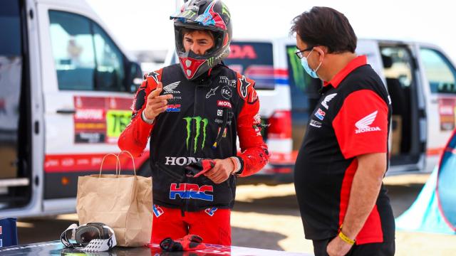 Joan Barreda tras la etapa 1 del Rally Dakar 2021