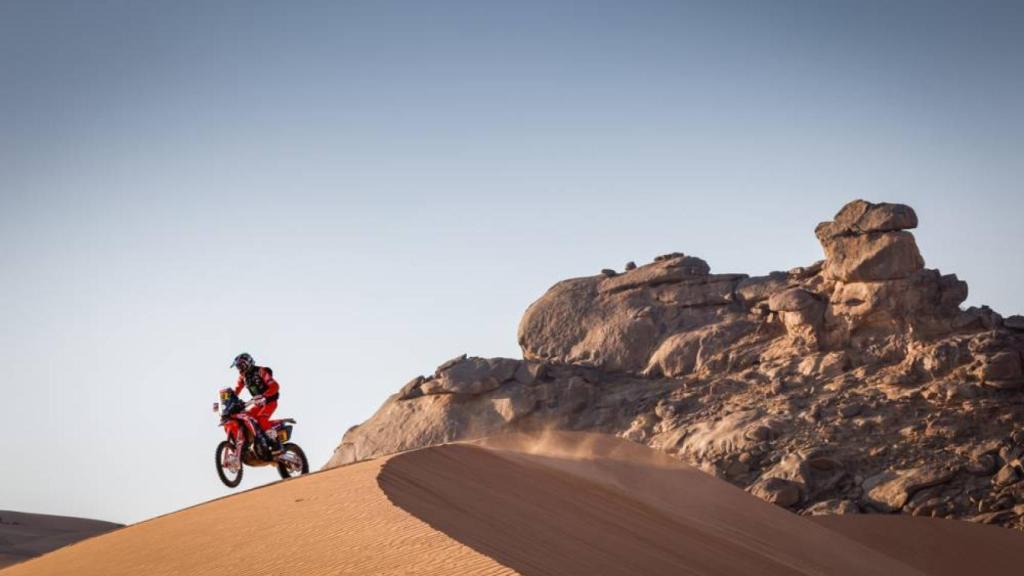 Joan Barreda en la etapa 2 del Rally Dakar 2021