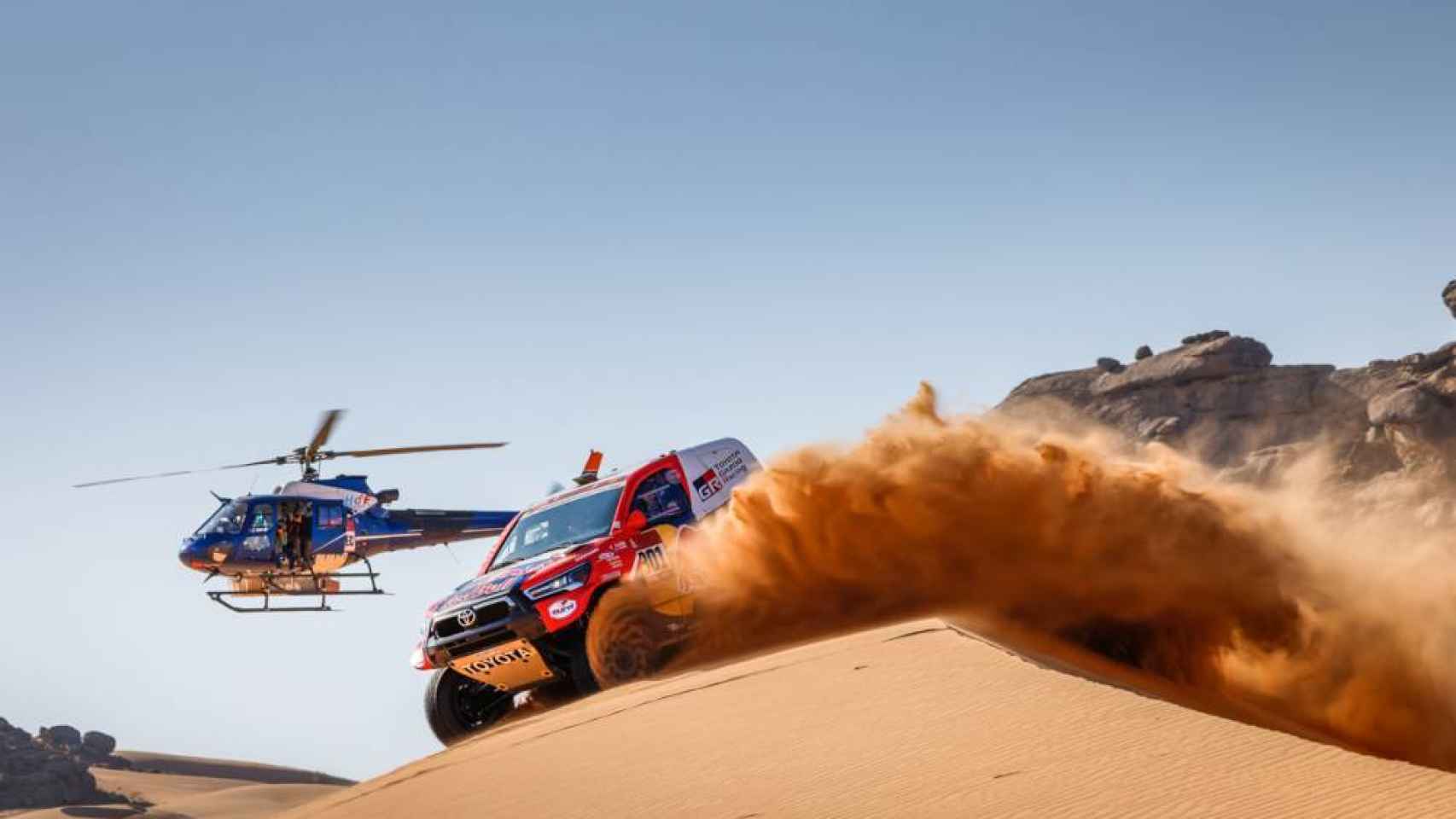 Al-Attiyah en la segunda etapa del Dakar 2021