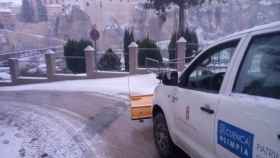 Nieve en la ciudad de Cuenca. Foto: Ayuntamiento