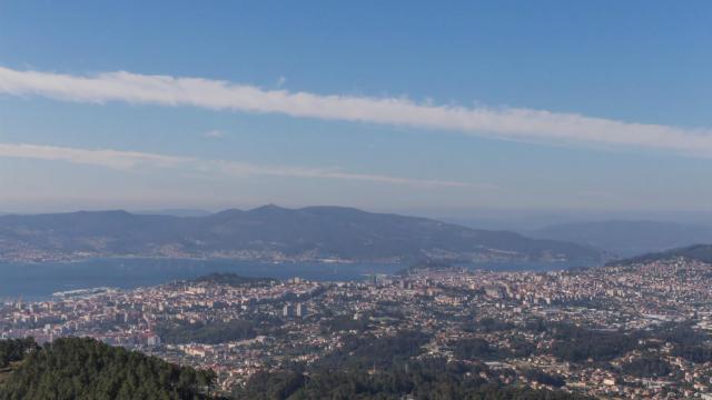 Vistas desde el mirador del Monte Cepudo. Foto: Turismo.gal.