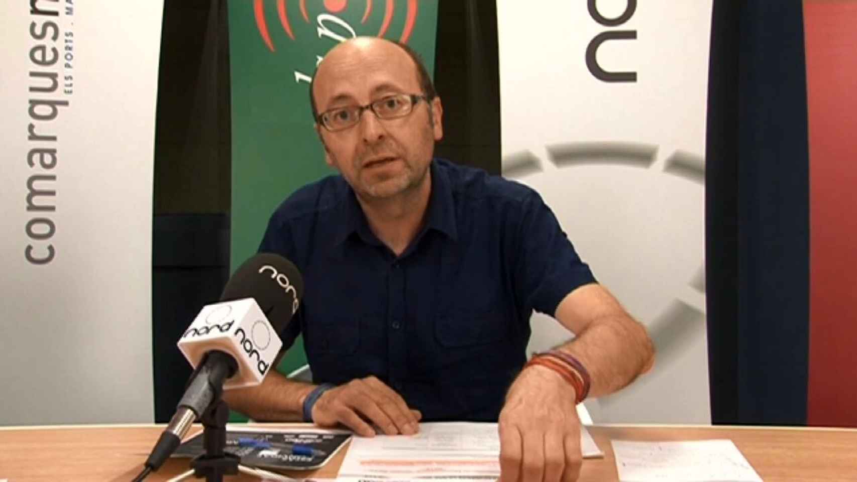 Francis Puig, en una imagen de su televisión. NORD TELEVISIÓ