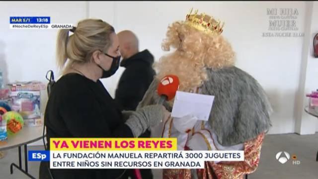 El rey Gaspar en 'Espejo Público' (Antena 3)