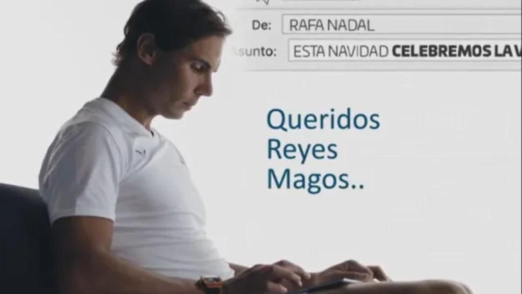 Rafa Nadal y su emotiva carta a los Reyes Magos