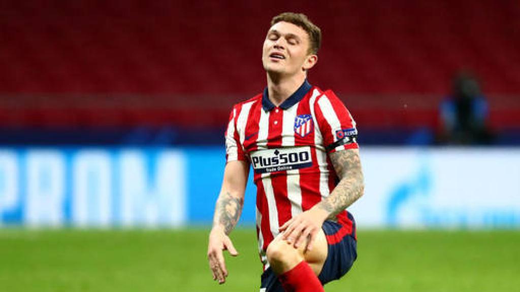 Kieran Trippier, con el Atlético de Madrid