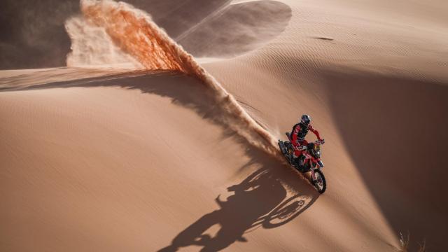 Joan Barreda, durante el Rally Dakar 2021