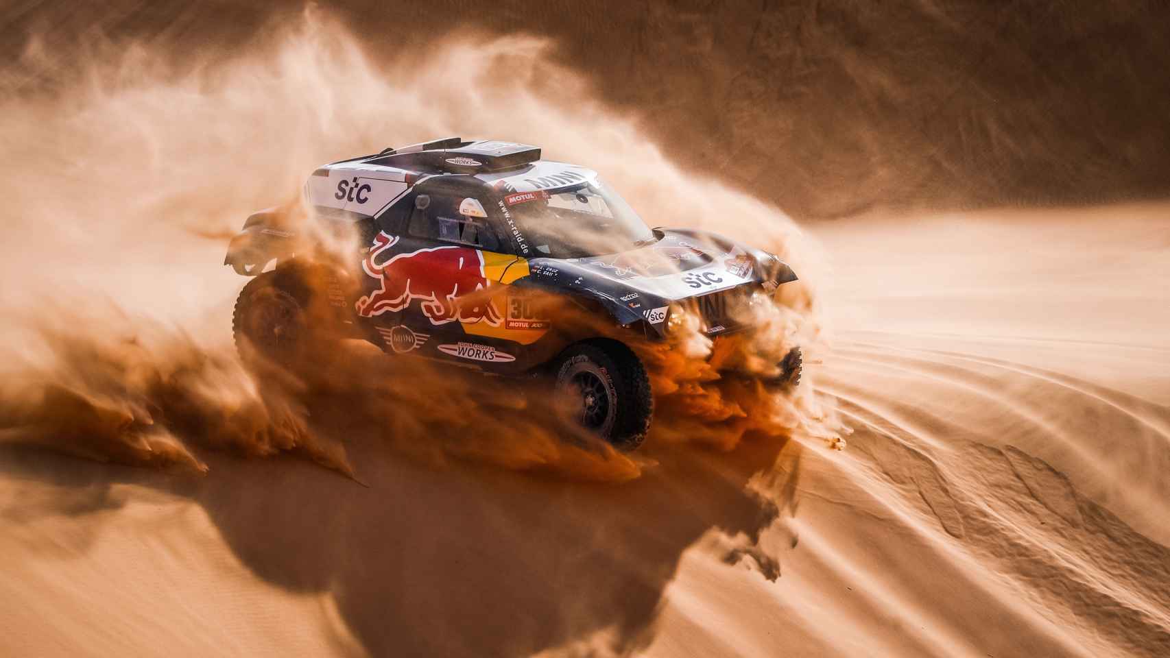 Carlos Sainz, en el Dakar 2021