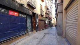 Locales cerrados en el Casco Histórico de Toledo. Foto: Óscar Huertas