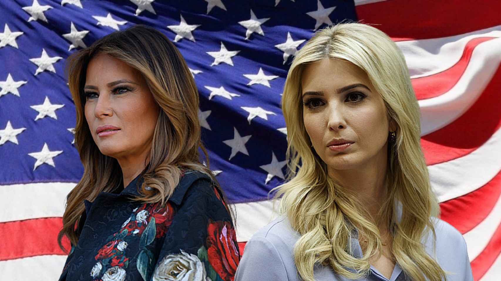 Melania e Ivanka Trump, en un fotomontaje de JALEOS.