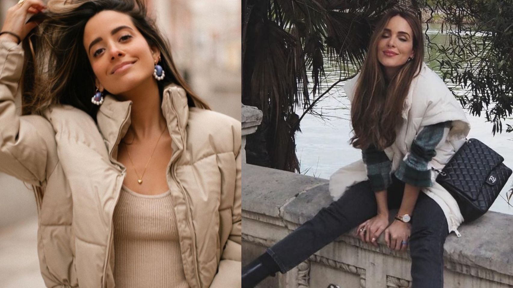 Rocío Osorno y María R. Rubíes se suman a la moda de los abrigos 'puffy'.