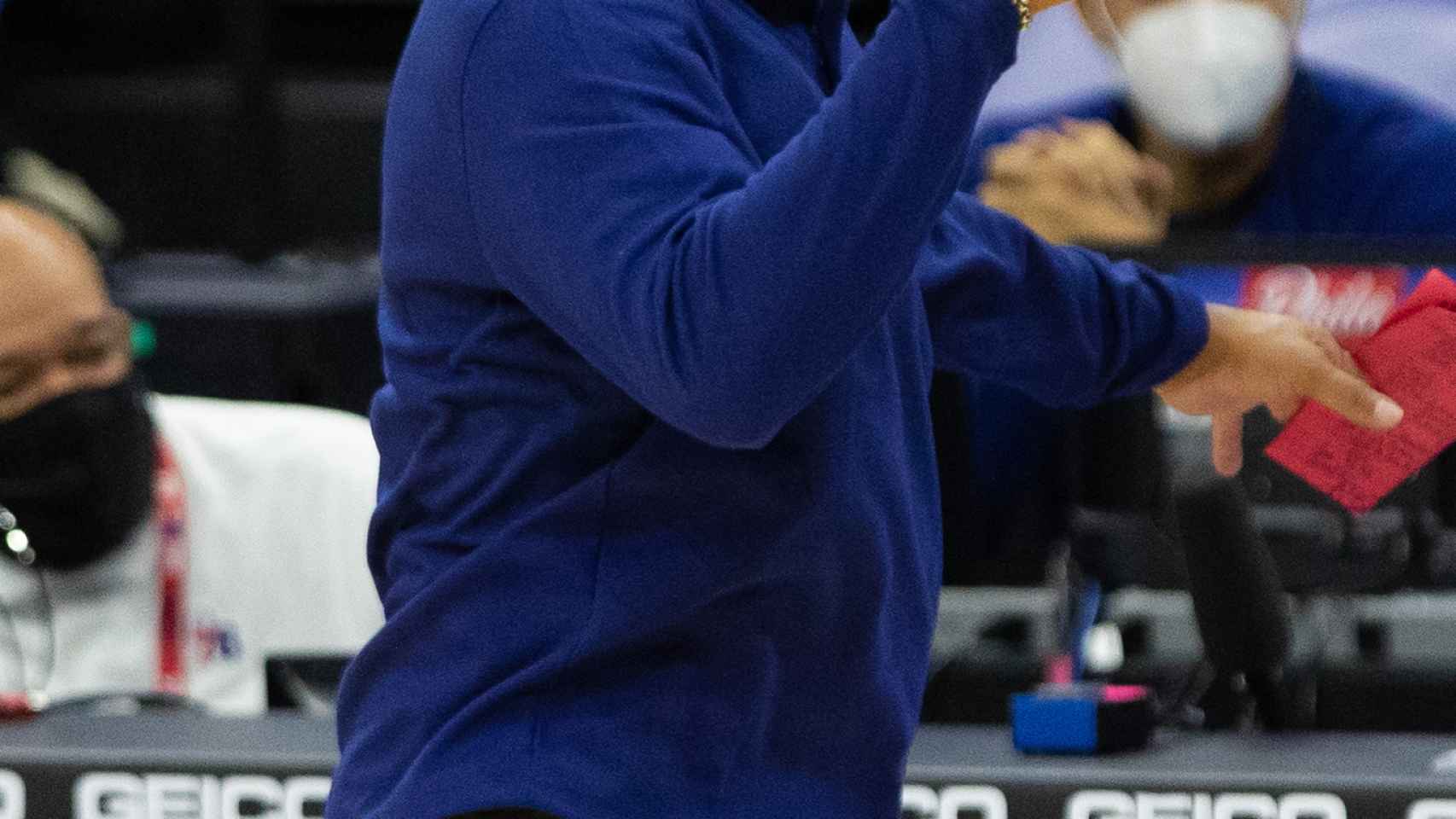 Doc Rivers, entrenador de los Philadelphia 76ers