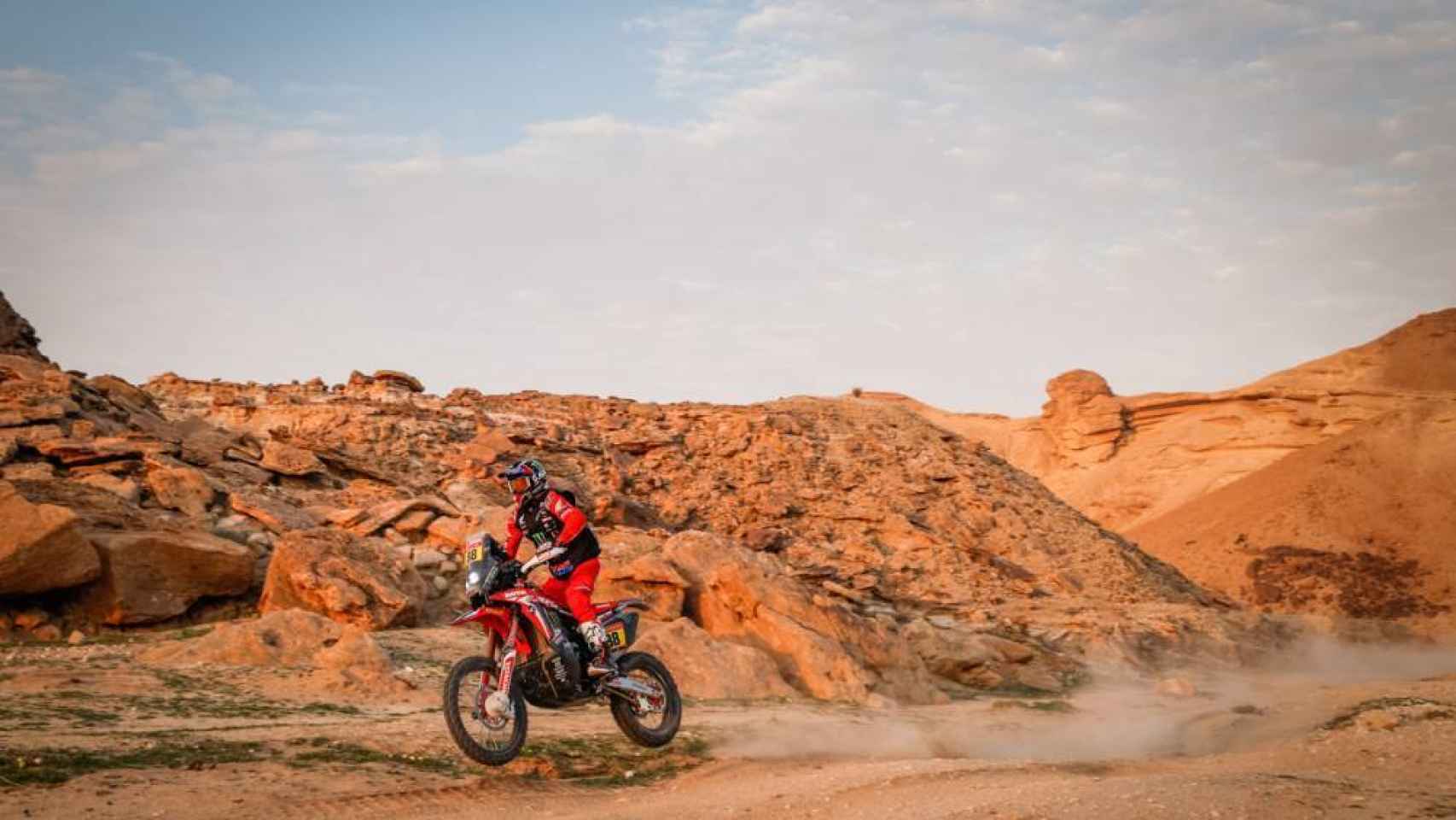 Joan Barreda en la etapa 5 del Rally Dakar 2021