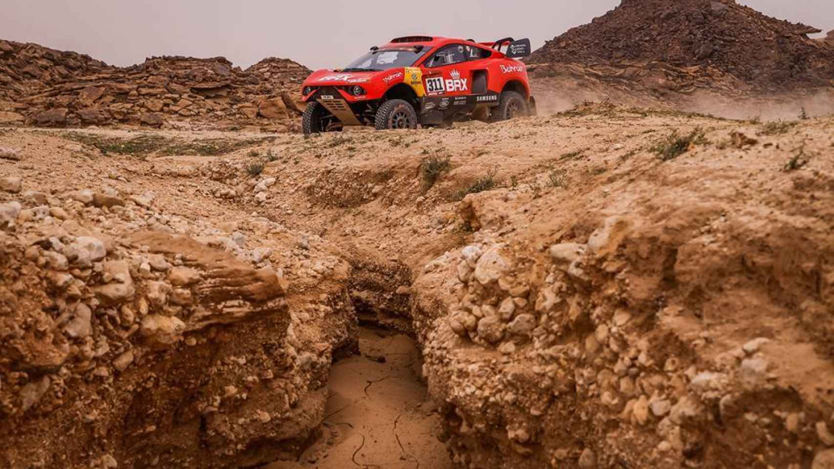 Nani Roma en la etapa 5 del Rally Dakar 2021