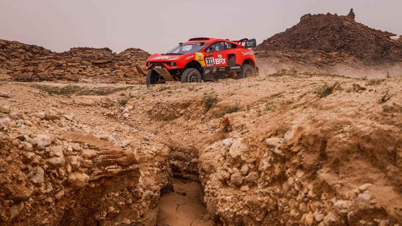 Nani Roma en la etapa 5 del Rally Dakar 2021