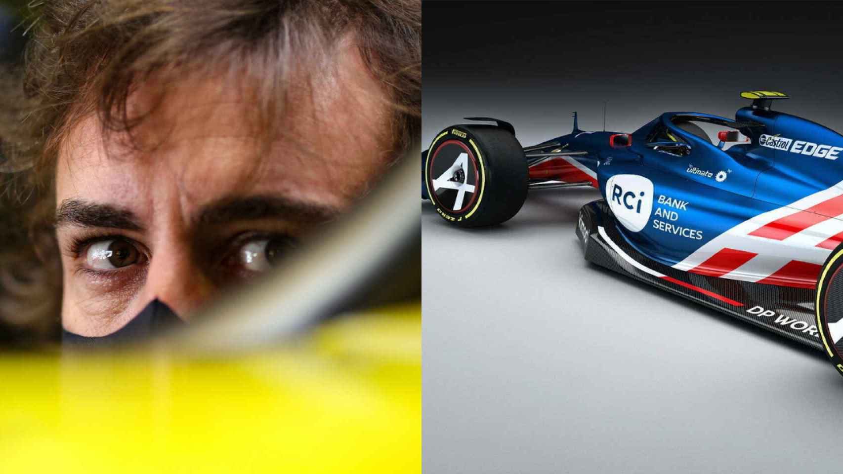 Fernando Alonso y el posible diseño del Alpine F1