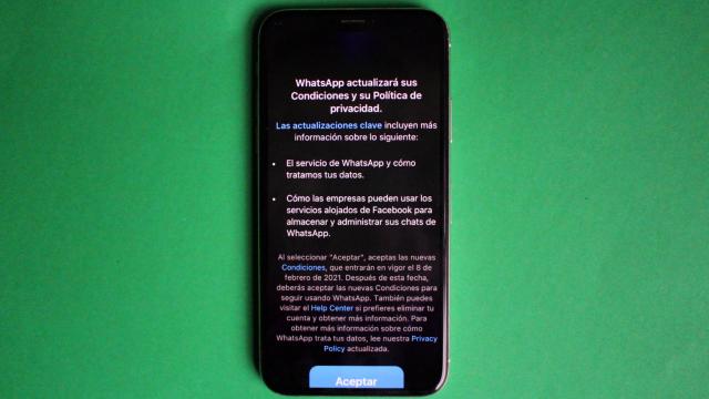 Las nuevas condiciones de WhatsApp entrarán en vigor pronto.