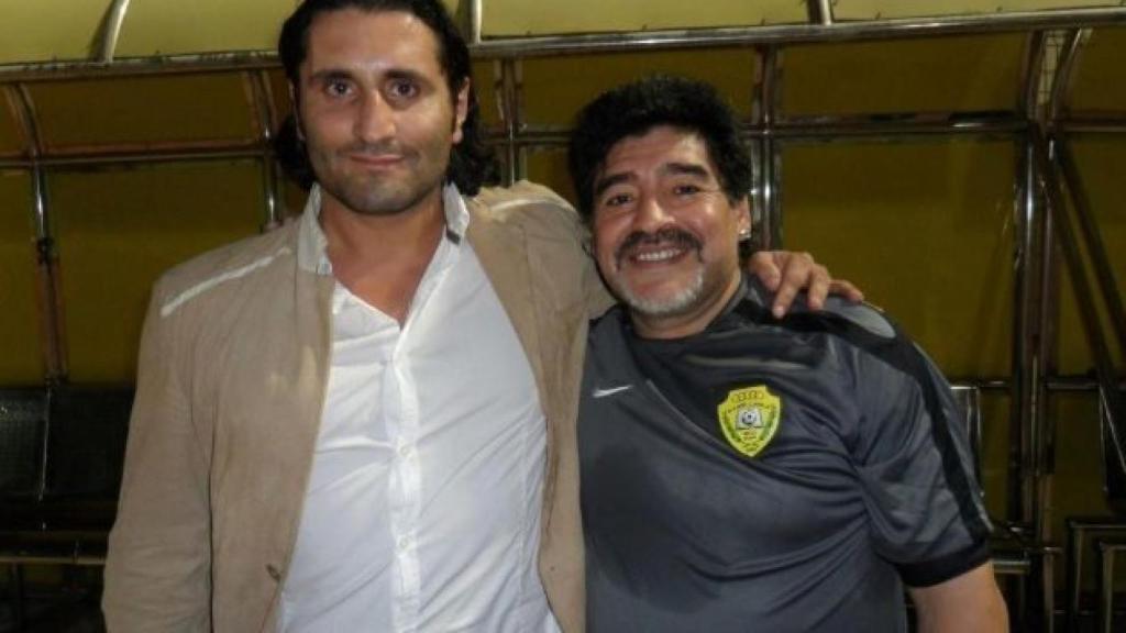 Morris Pagniello y Maradona