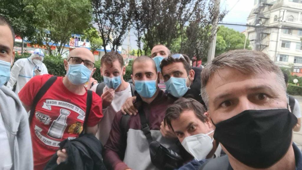 El equipo de entrenadores repatriados en enero del año pasado.