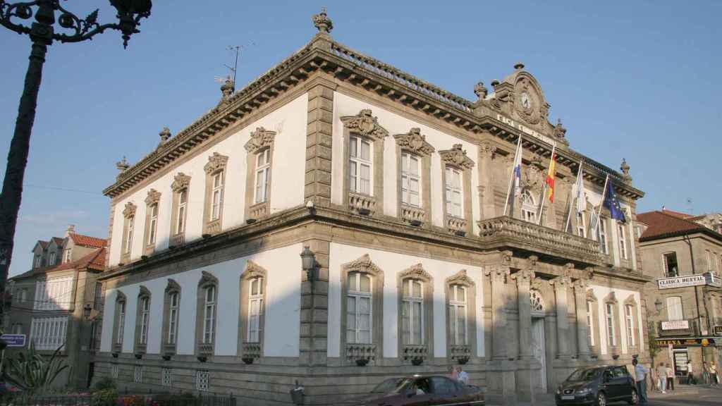 Exterior del ayuntamiento de Pontevedra.