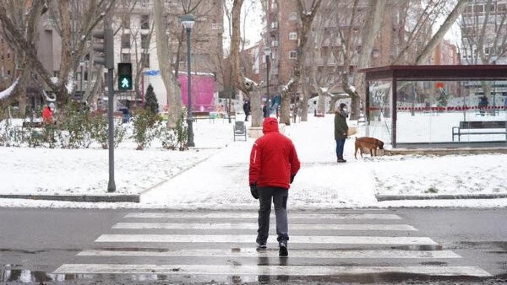 Imagen de archivo de una nevada en Valladolid / ICAL Dos Santos