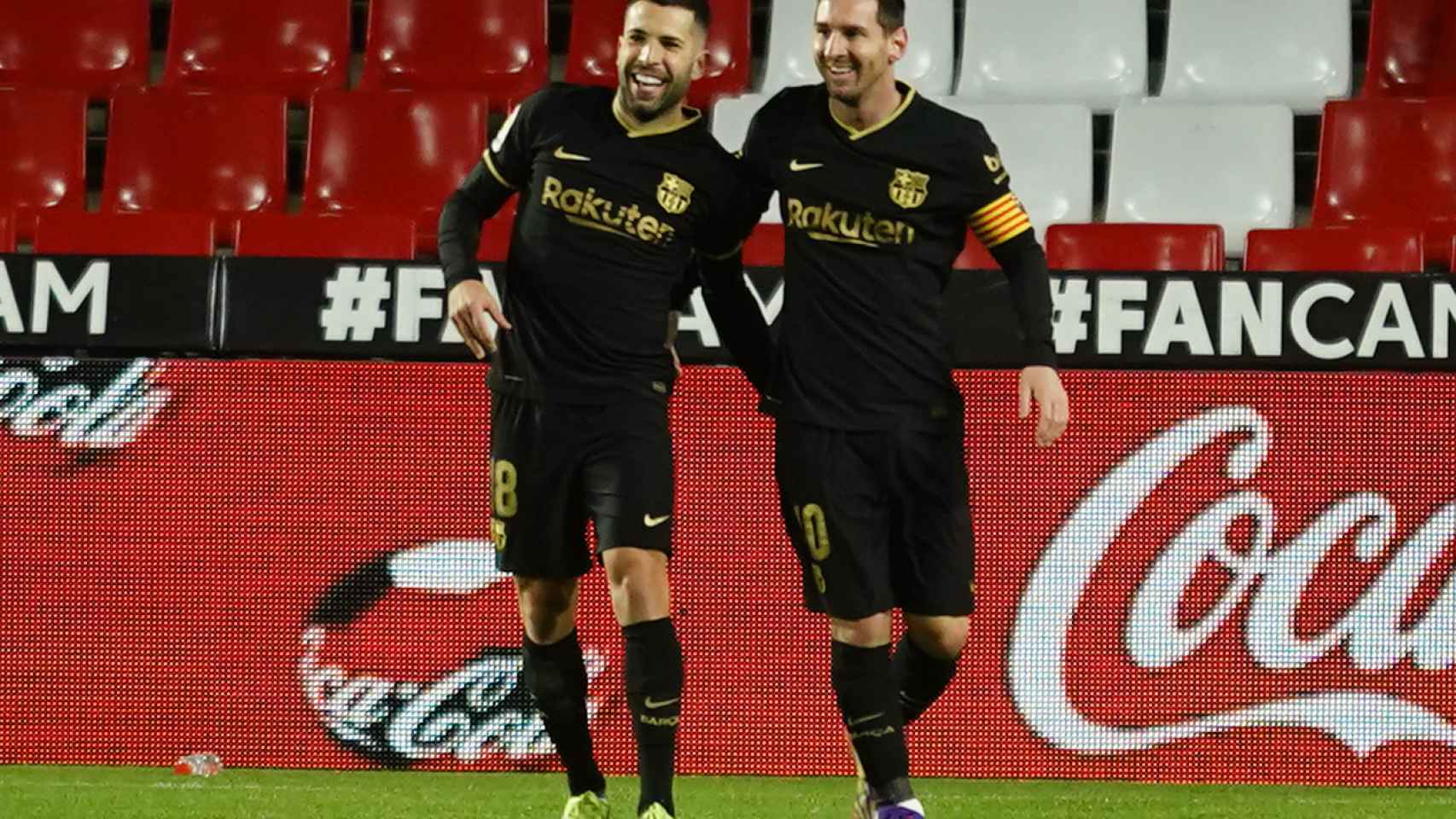 Leo Messi y Jordi Alba
