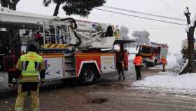 Los bomberos de Cuenca en Belinchón