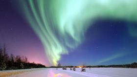 Aurora boreal.