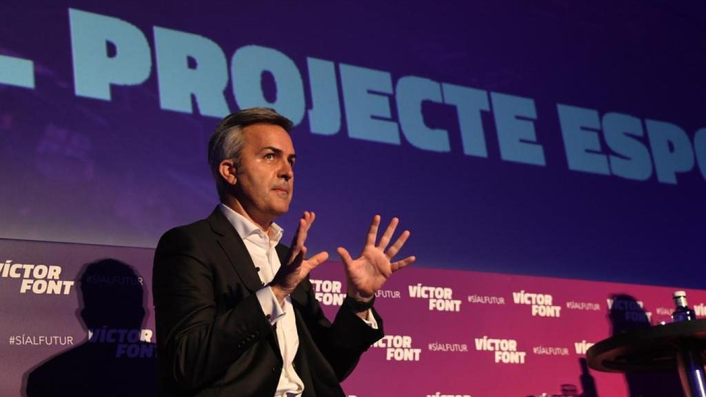 Víctor Font, candidato a las elecciones del Barça