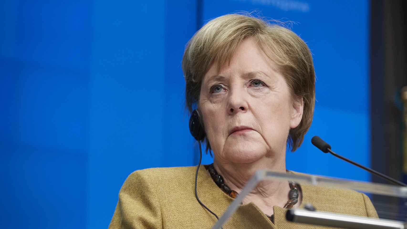 La canciller Angela Merkel, durante la última cumbre de la UE