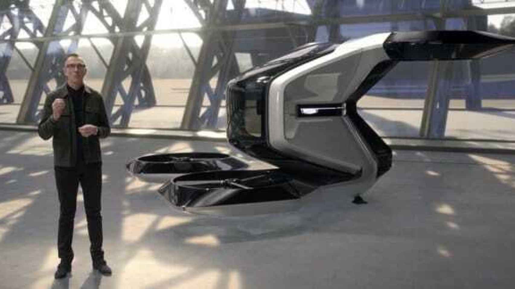 Uno de los proyectos de dron de movilidad personal presentado por General Motors en CES 2021