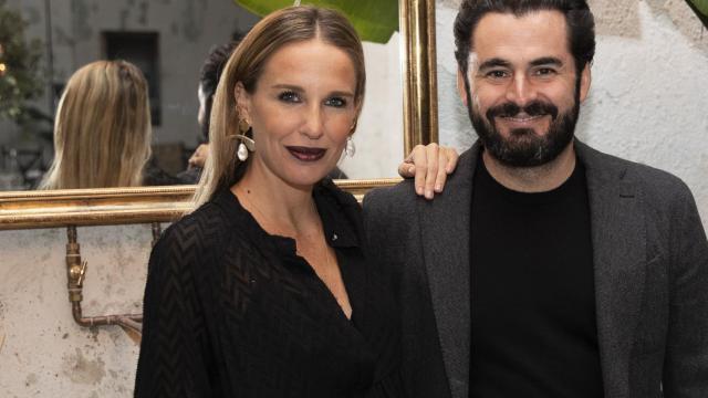 Carola Baleztena y Emiliano Suárez, en la inauguración de Garaje Lola, el pasado mes de octubre.