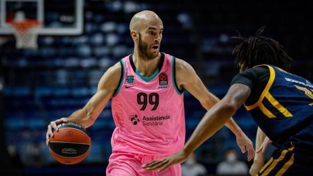 Calathes, en el Khimki Moscú - FC Barcelona de la Euroliga