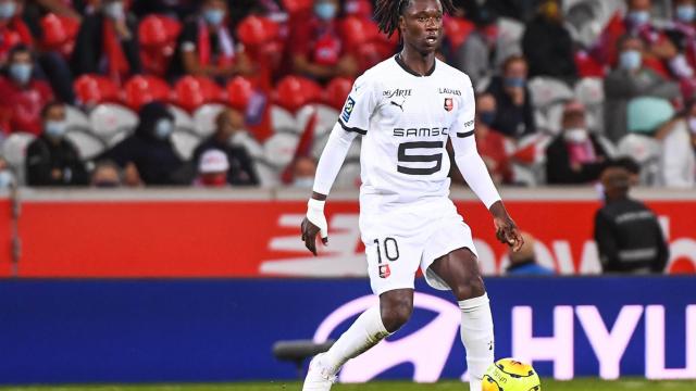 Eduardo Camavinga con el Rennes