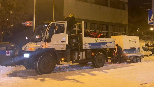 Movistar soluciona la avería eléctrica que desconectó su red en varias zonas de Madrid