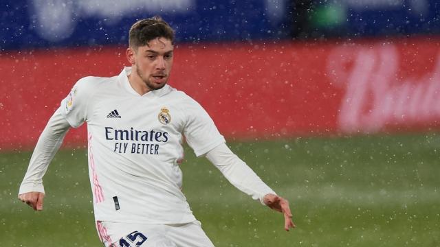 Fede Valverde, durante un partido de esta temporada con el Real Madrid