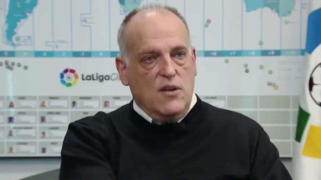 Javier Tebas, en RTVE