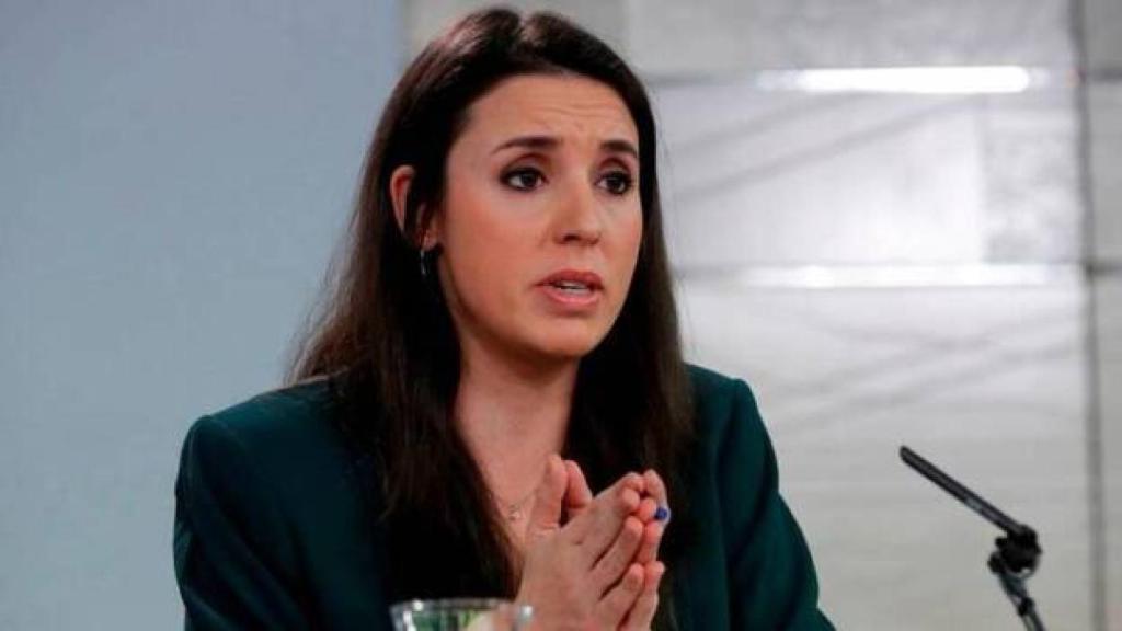 La ministra de Igualdad, Irene Montero.