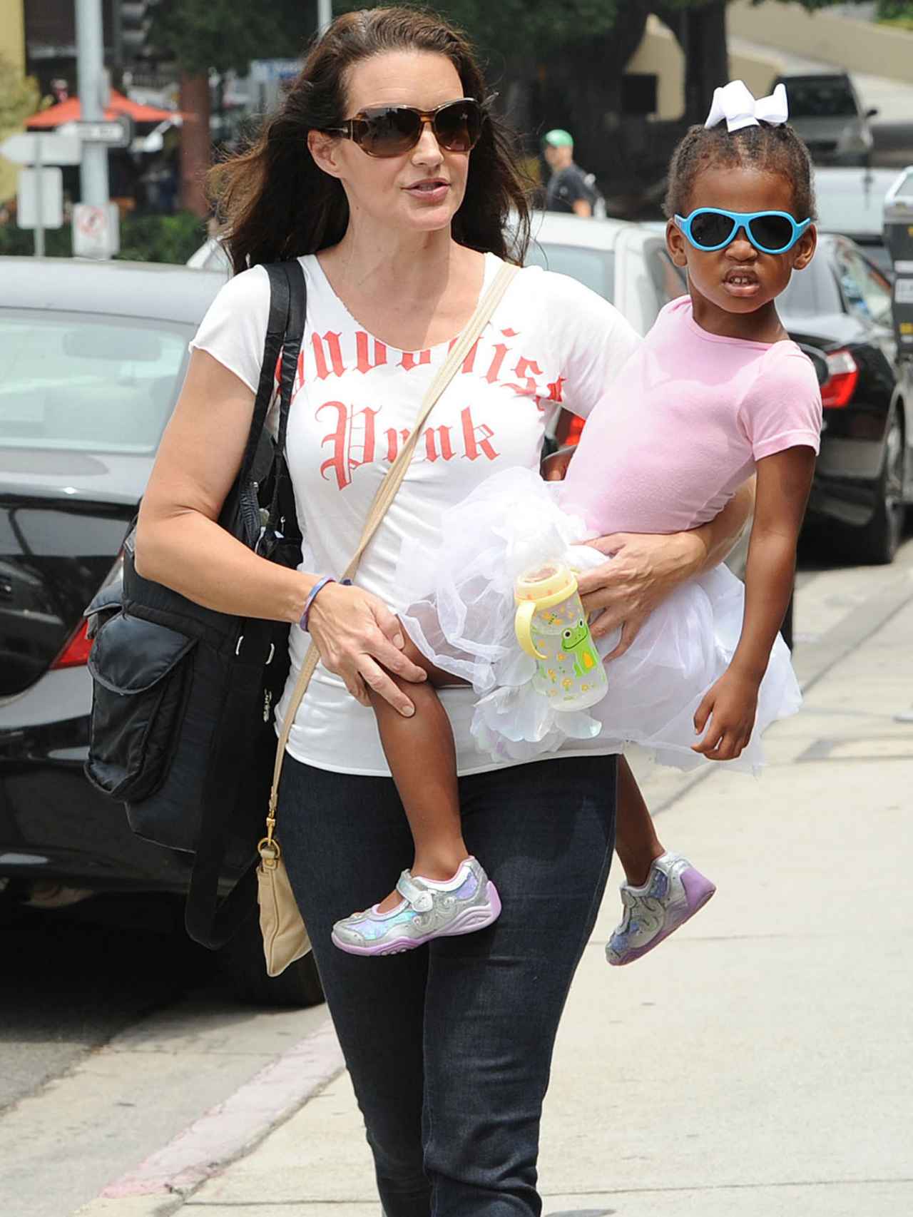 Kristin Davis junto a su hija Gemma Rose.