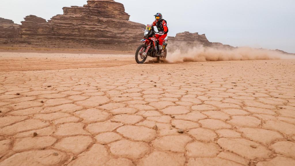 Joan Barreda, en el Rally Dakar 2021. Foto: Twitter (@dakar)