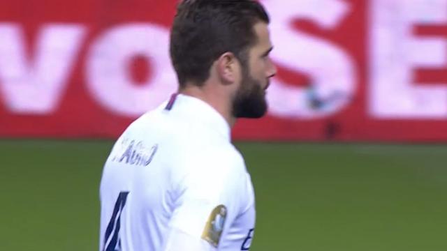 Nacho entra por Varane al comienza de la segunda parte