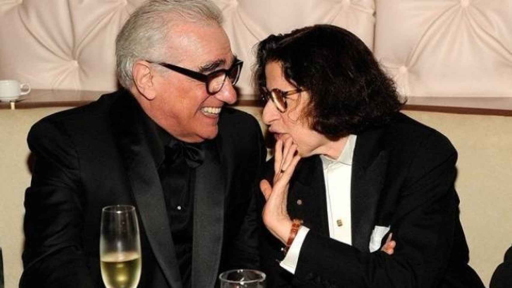 Fran con Scorsese.